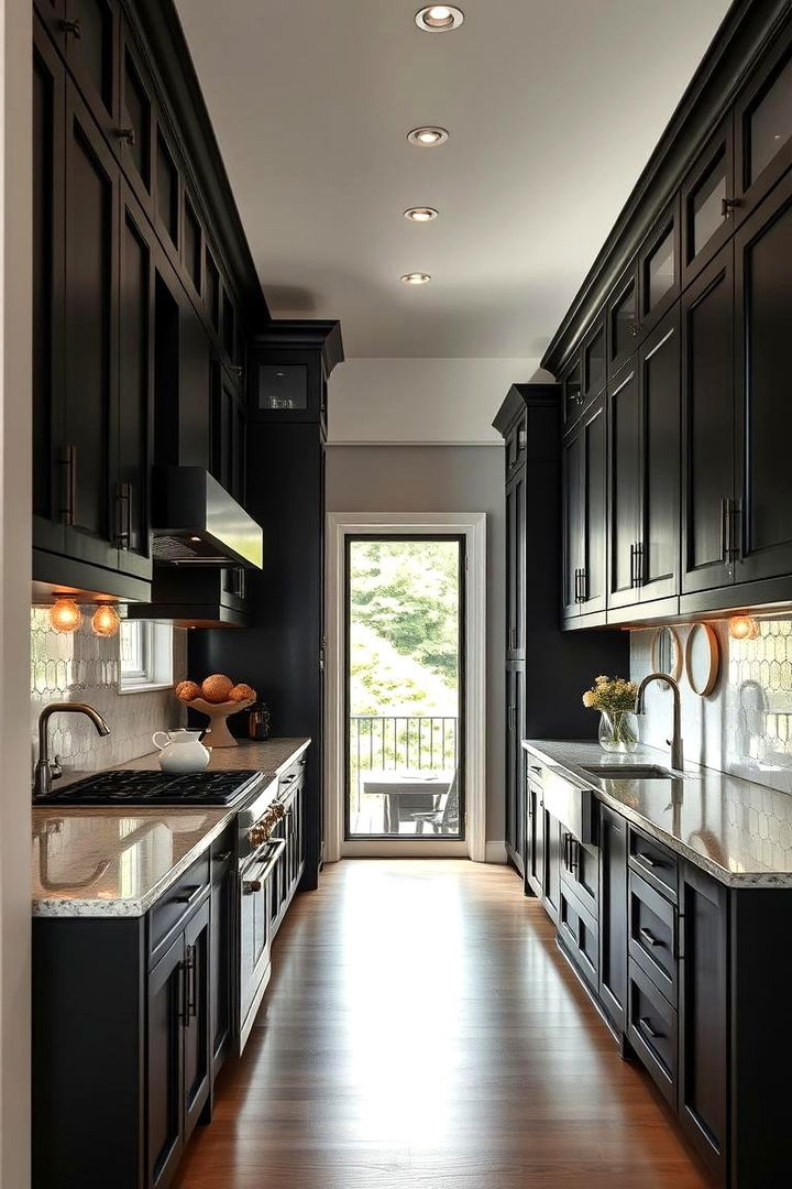 Deep Built In Cabinets - 22 Black Kitchen Cabinet Ideas