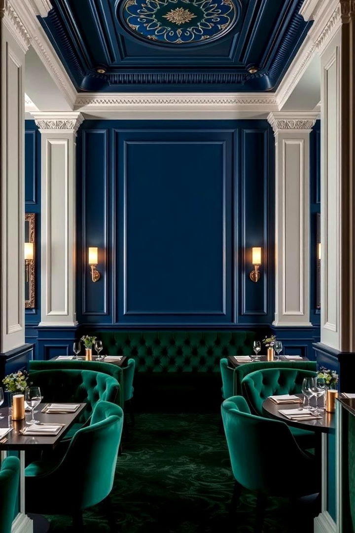 Deep Emerald Opulence - 22 Designer-approved Colors That Go With Navy Blue