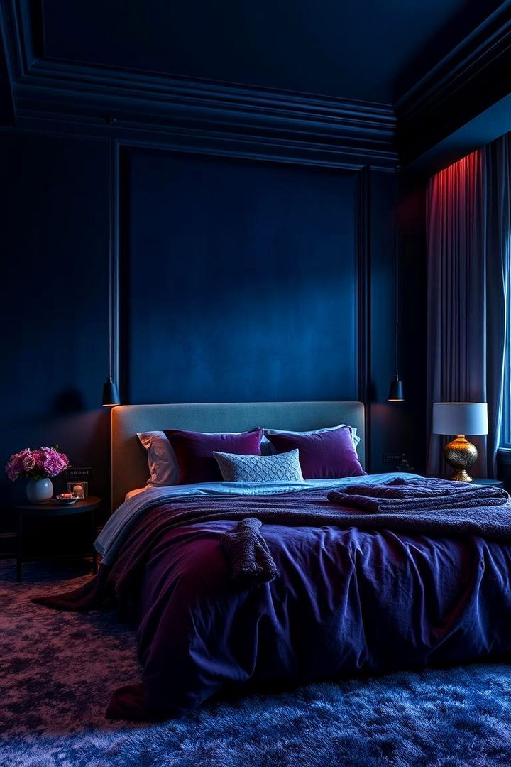 Deep Hue Dreamscape - 22 Blue and Purple Bedroom Ideas