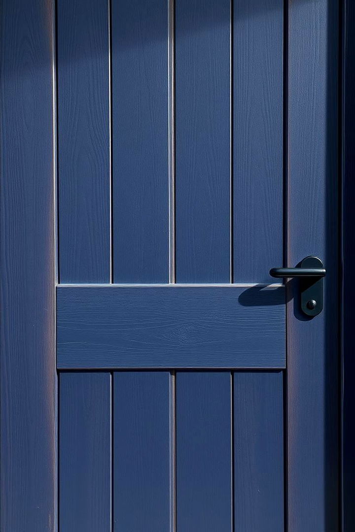 Deep Navy Blue - 22 Cedar Front Door Colors Ideas