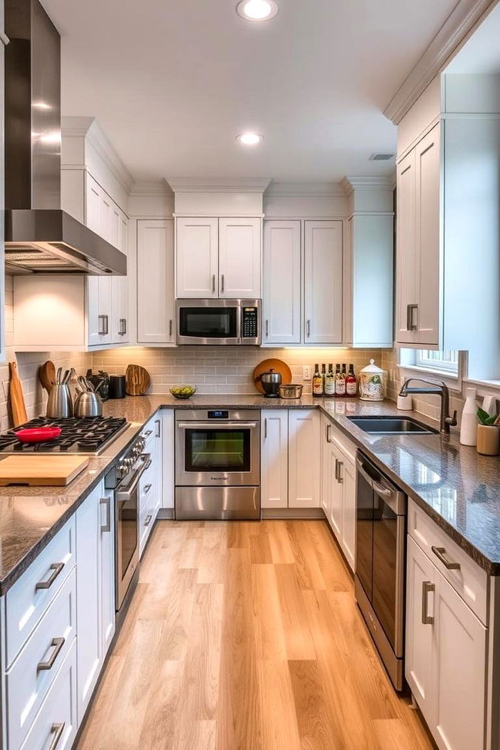 Defined Work Zones - 22 Split Level Kitchen Design Ideas