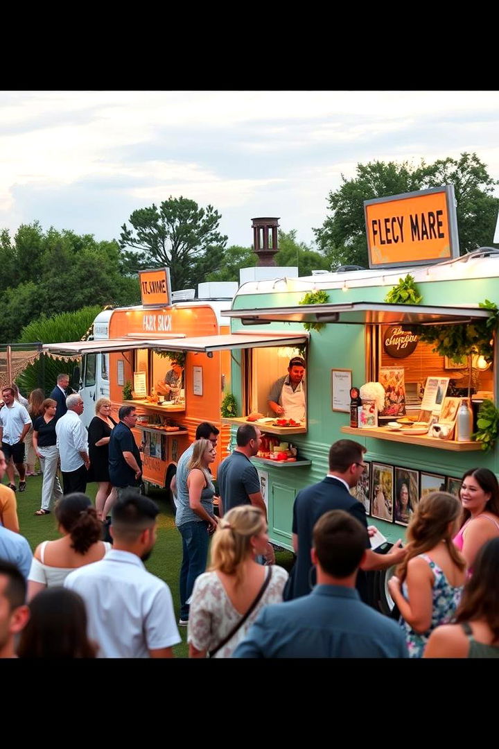 Delectable Food Truck Experience - 22 Wedding Entertainment Ideas