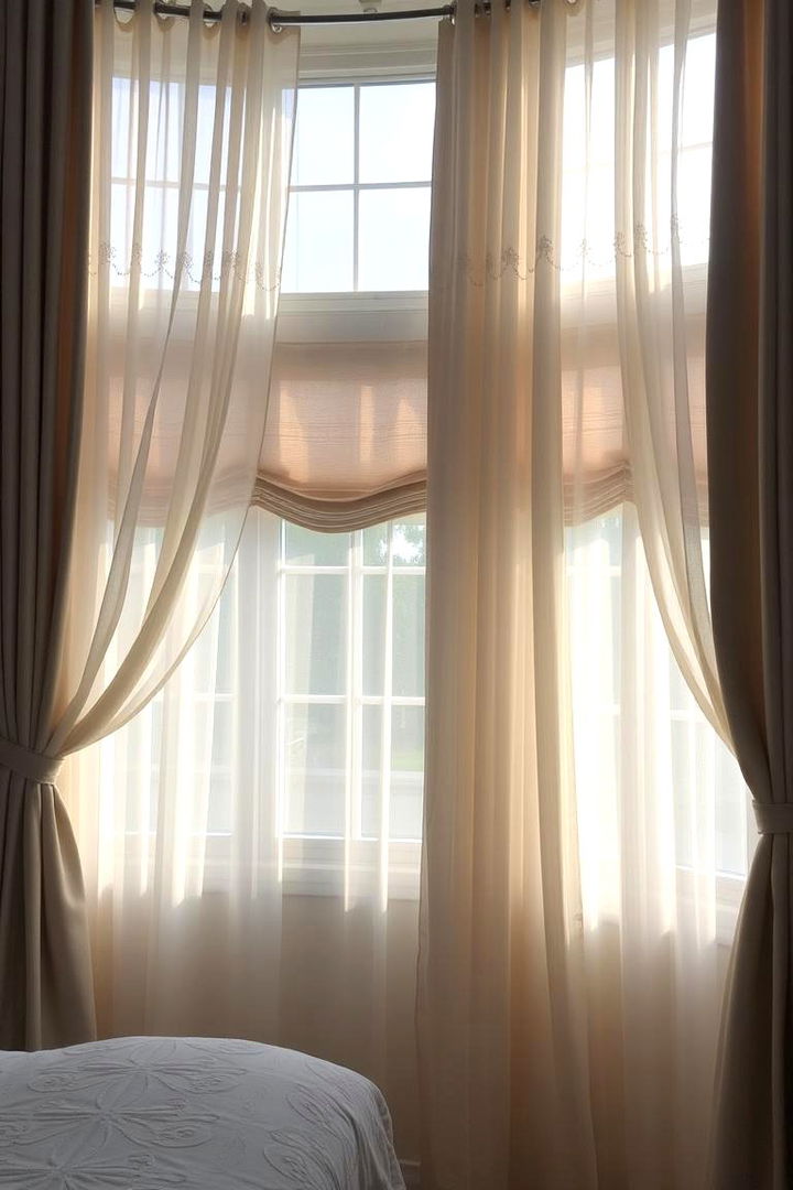 Delicate Window Treatments - 22 Shabby Chic Bedroom Ideas