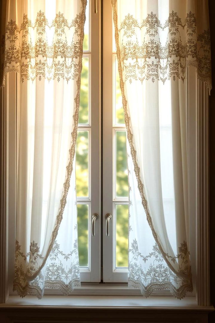 Delicate Window Treatments - 22 Princess Nursery Ideas