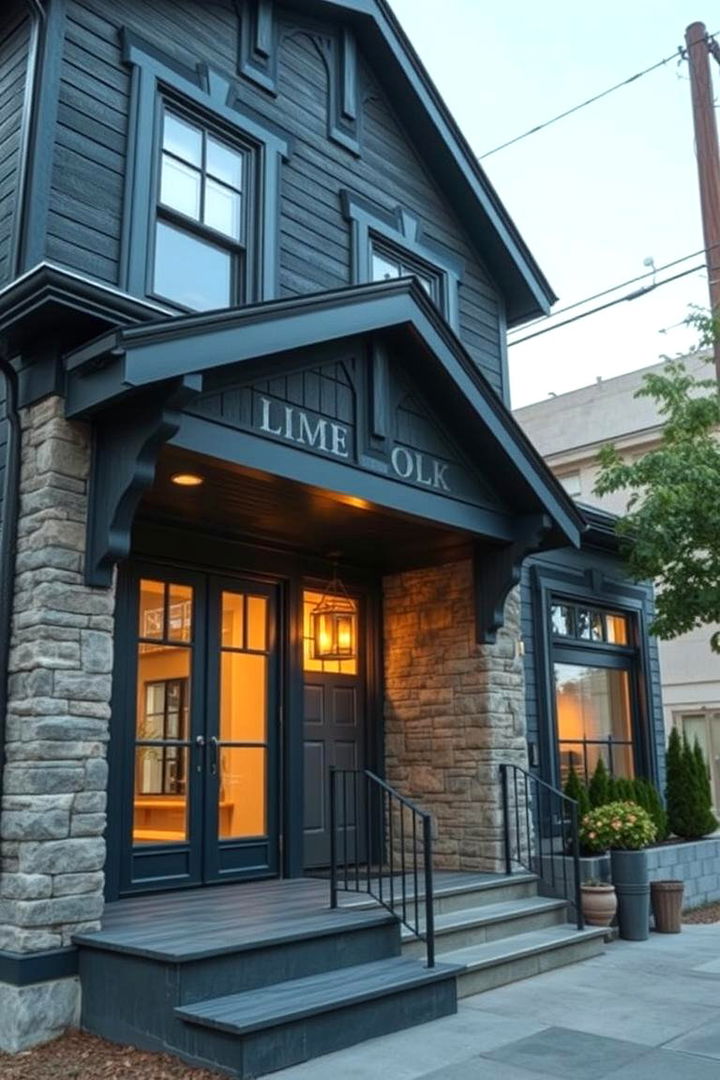 Denim Inspired Exterior - 22 Blue Exterior House Colors