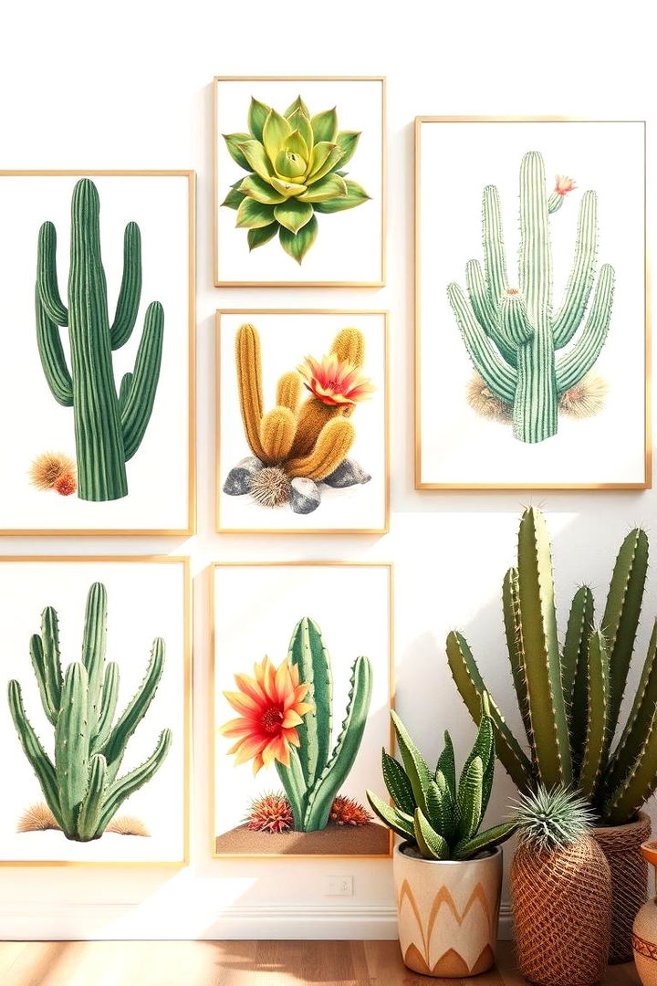 Desert Botanical Prints - 22 Southwestern Decor Ideas