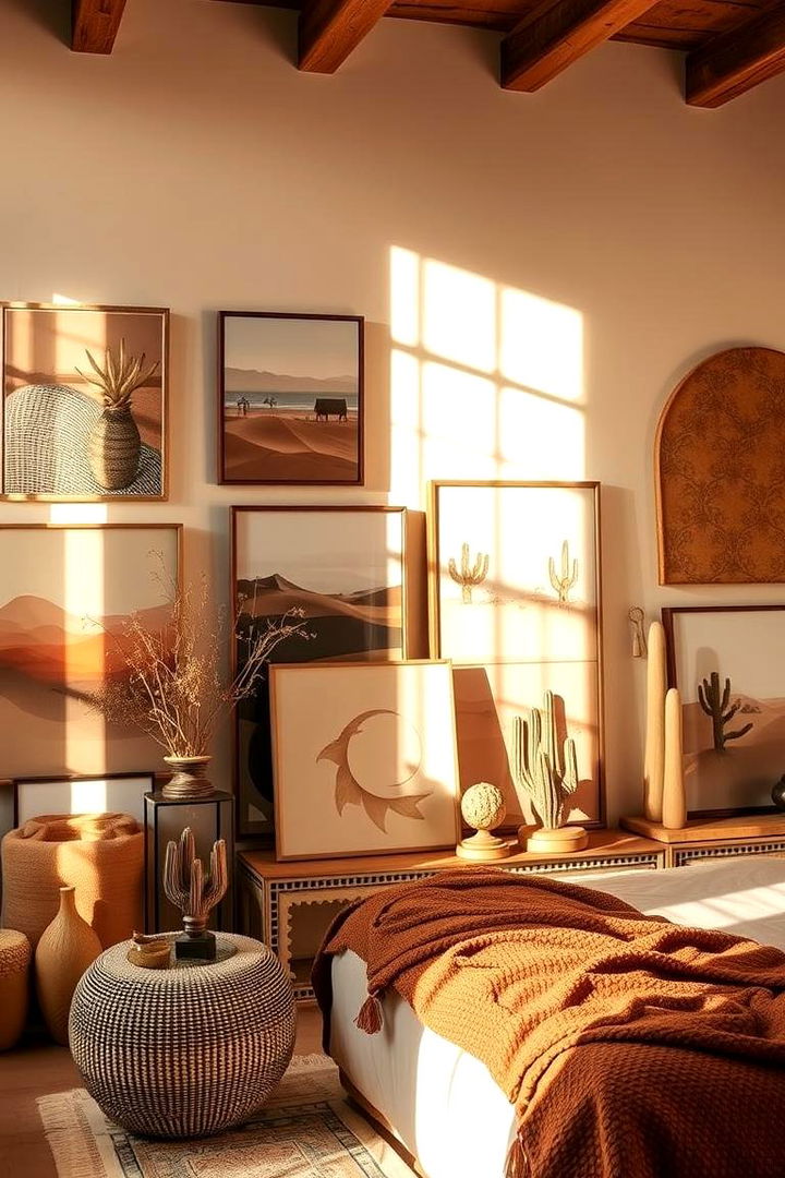 Desert Inspired Art - 22 Moroccan Themed Bedroom Ideas