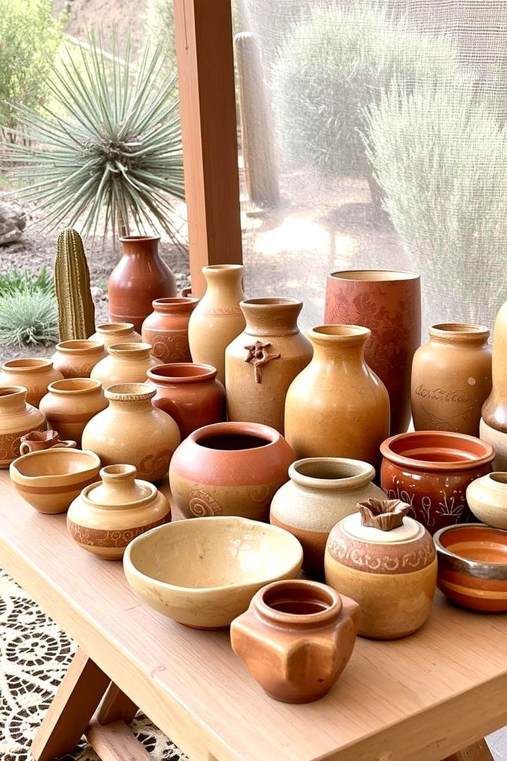 Desert Inspired Ceramics - 22 Southwest Interior Design Ideas