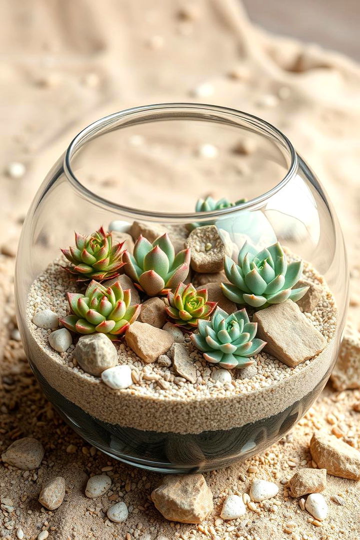 Desert Succulent Haven - 22 Terrarium Ideas