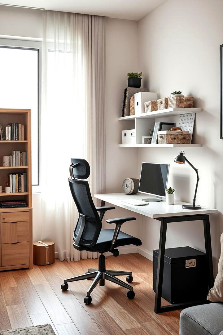 Design a Functional Work Area - 22 small apartment decorating ideas