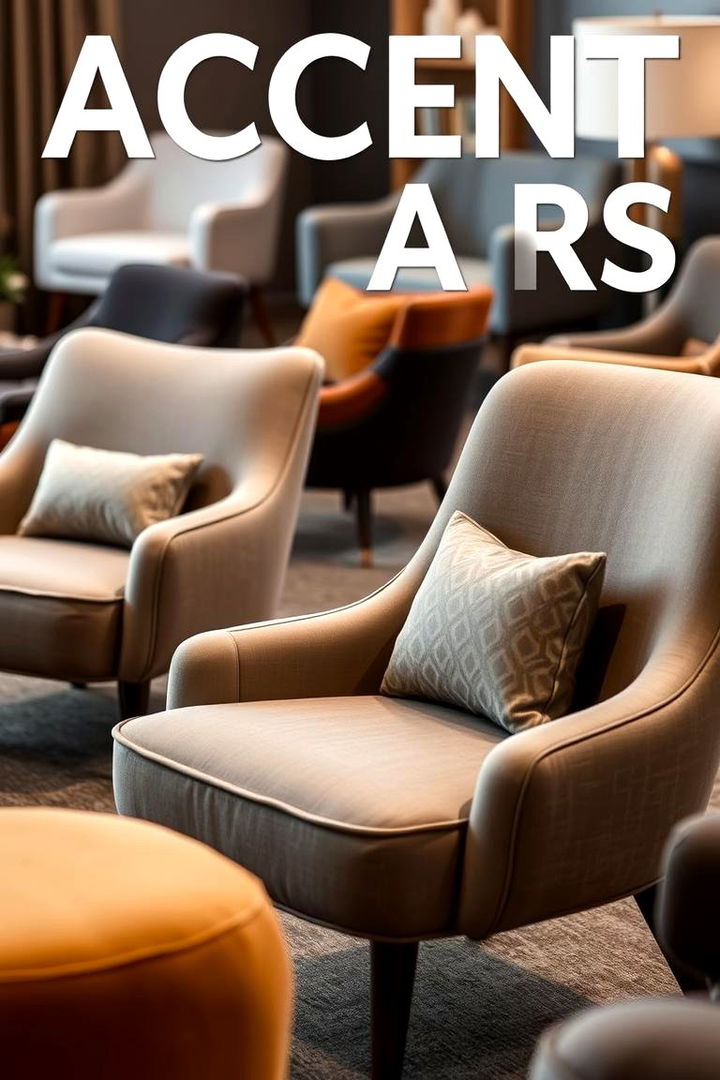 Designer Accent Chairs - 22 Glam Interior Design Ideas
