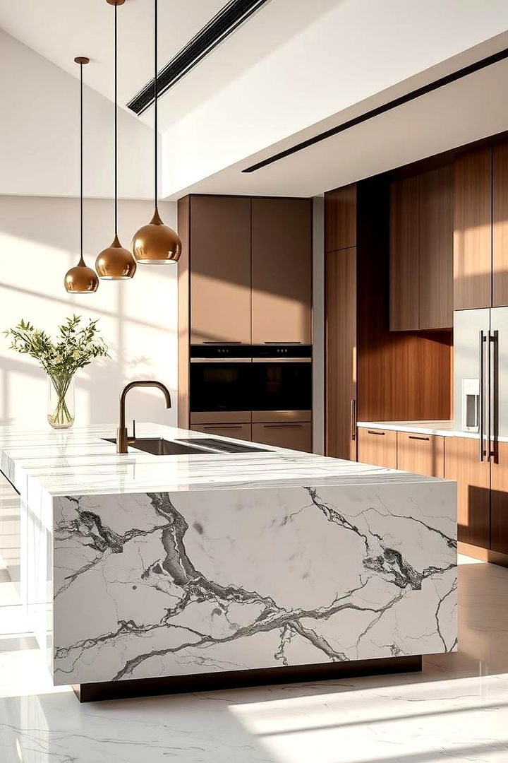 Designer Countertops and Islands - 22 Art Deco Kitchen Ideas