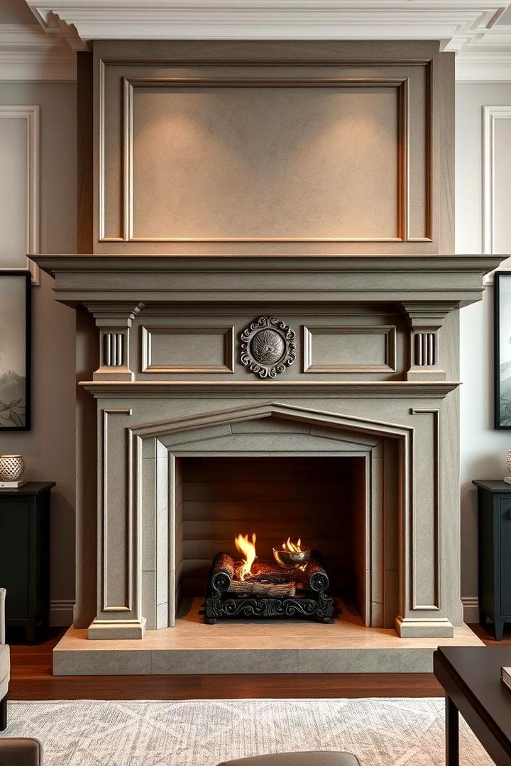 Designer Fireplace Mantel - 22 Fireplace Ideas