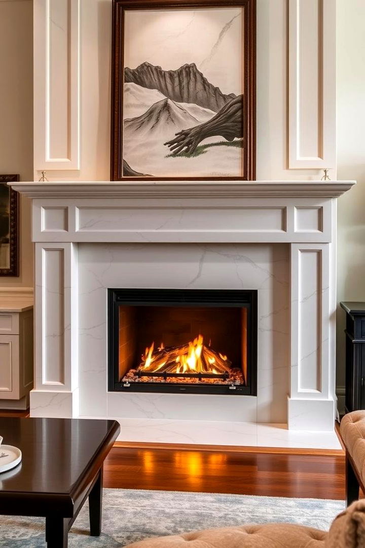 Designer Mantel Collections - 22 Gas Fireplace Ideas