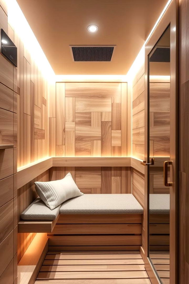 Designer Sauna Nook - 22 Sauna Room Design Ideas