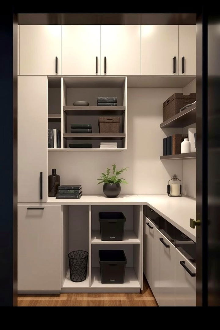 Designer Storage Solutions - 22 Black and Brown Interior Design Ideas