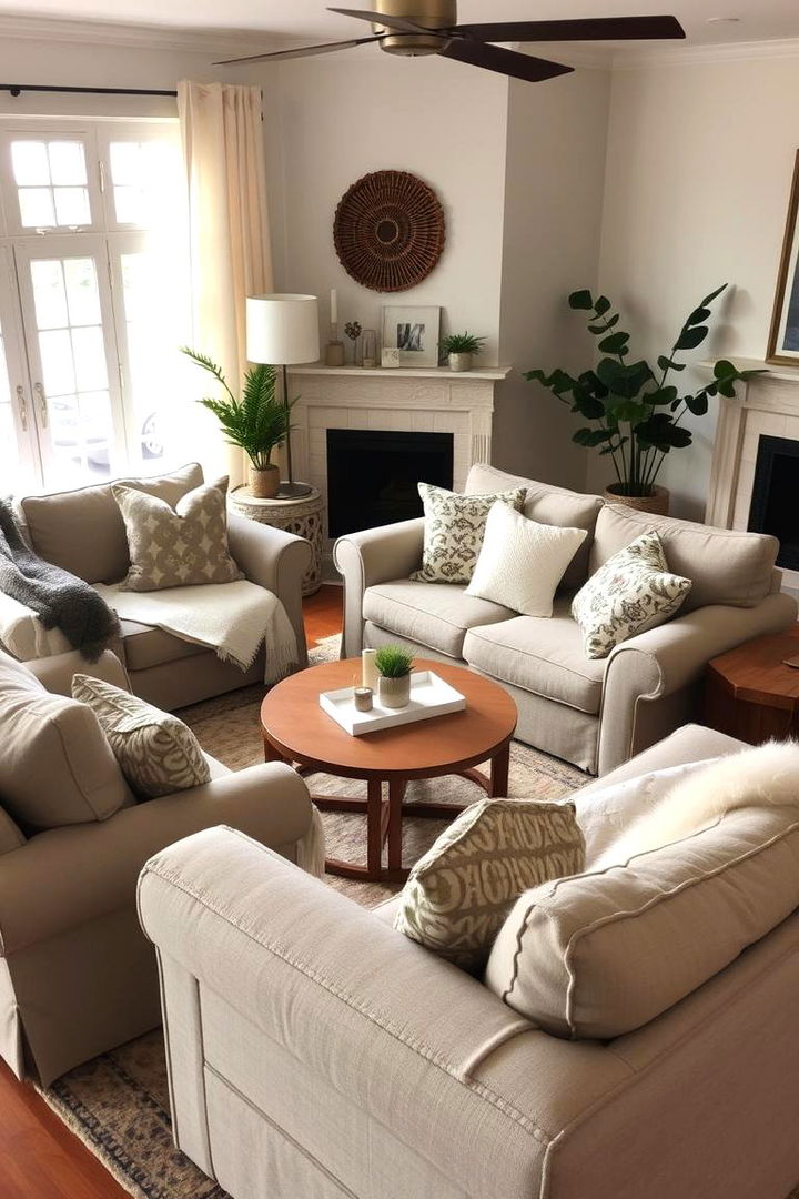 Designing Comfortable Living Areas - 22 Cottage Decorating Ideas
