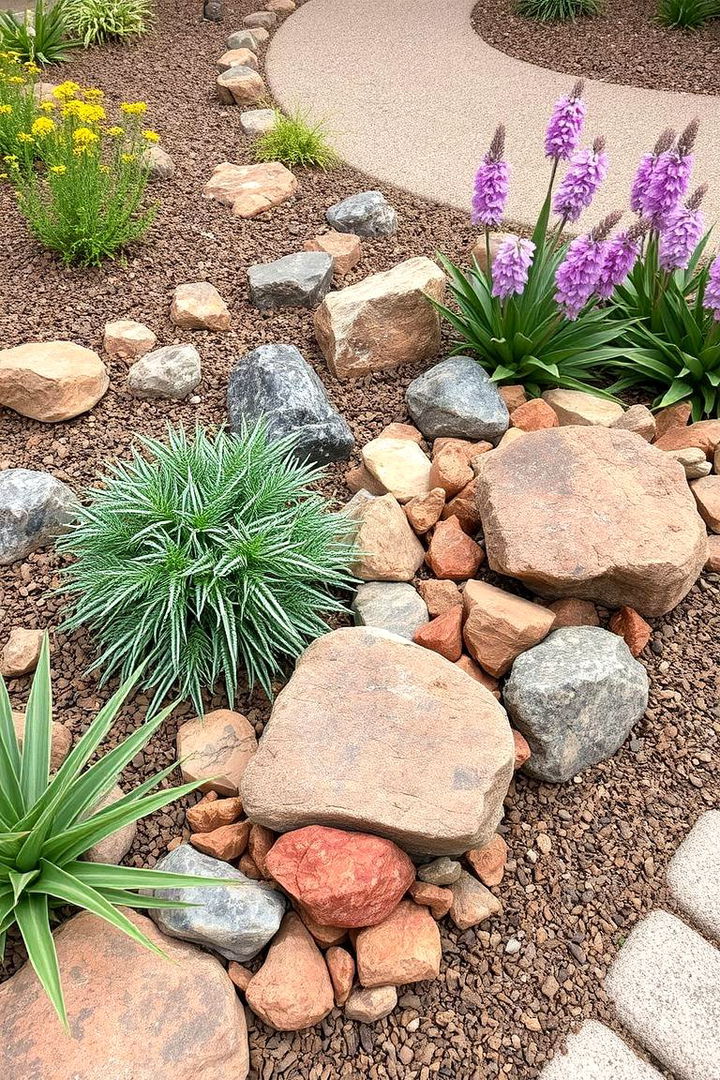 Designing Low Care High Impact Rock Beds - 22 Red Lava Rock Landscaping Ideas