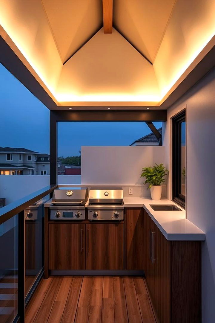Designing a Compact Outdoor Kitchen Space - 22 Dormer Balcony Ideas