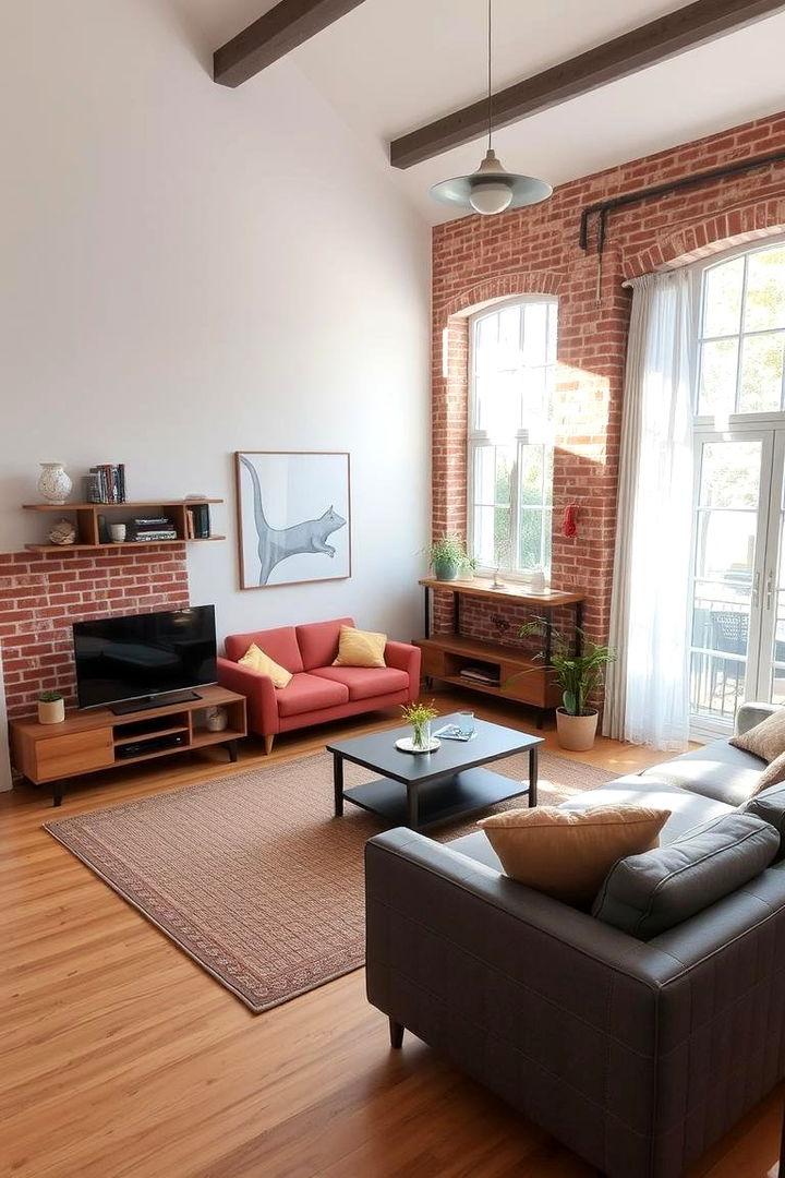 Designing a Flexible and Functional Layout - 22 Rustic Living Room With a Brick Fireplace Ideas