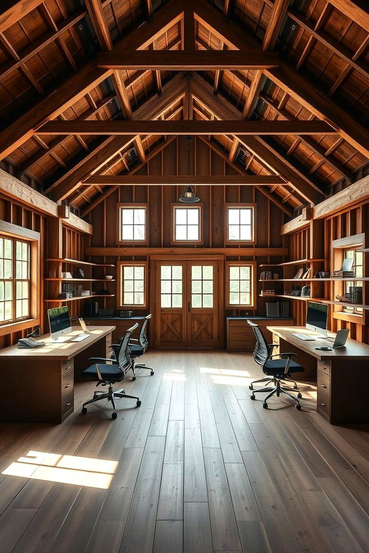 Designing a Home Office Space - 22 Pole Barn Interior Ideas
