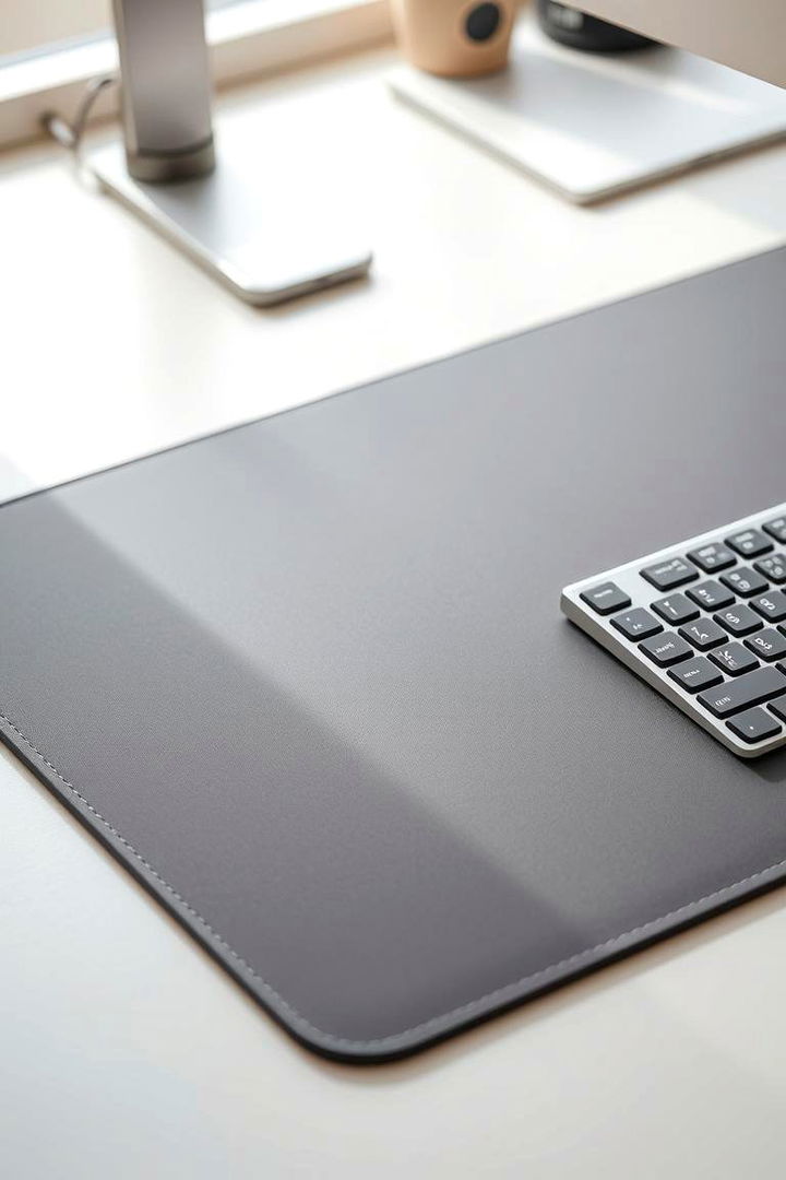Desk Mat for Comfort - 22 Desk Decor Ideas