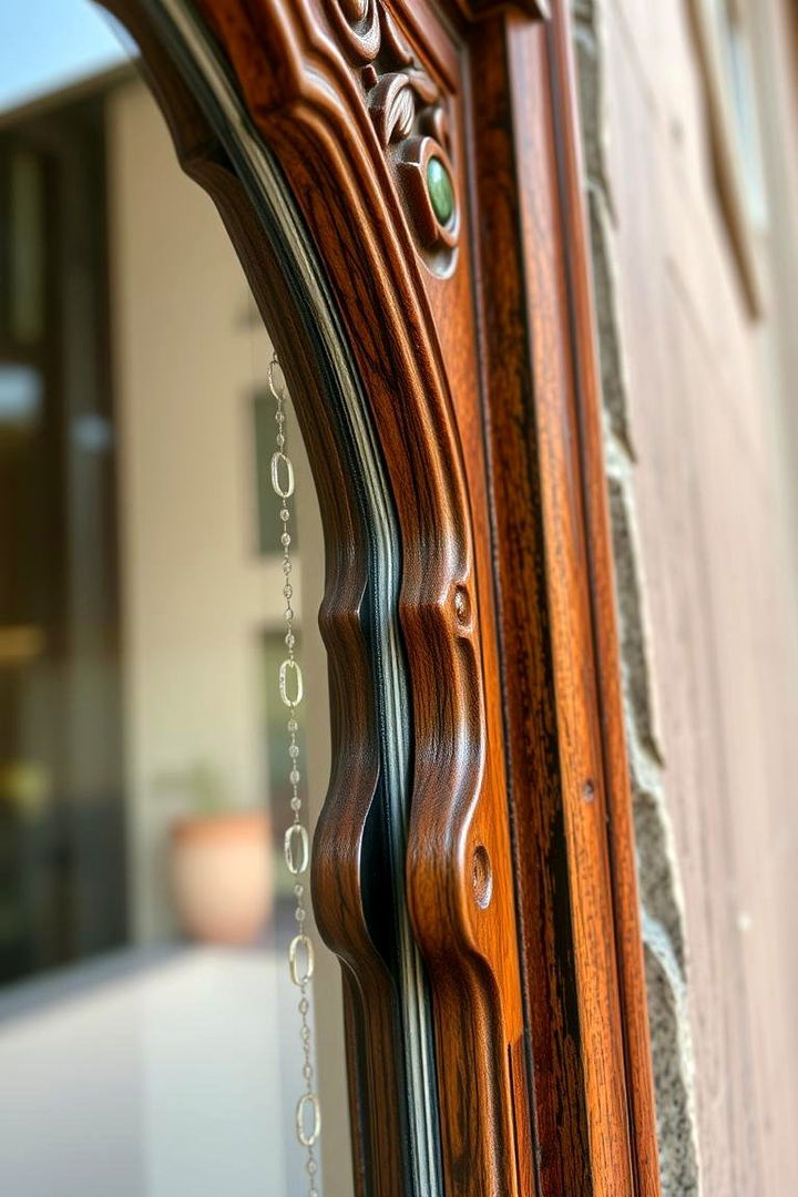 Detailed Carved Wooden Trim - 22 Exterior Window Trim Ideas