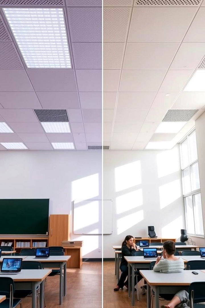 Develop Zoned Lighting for Different Activities - 22 Classroom Lighting Ideas