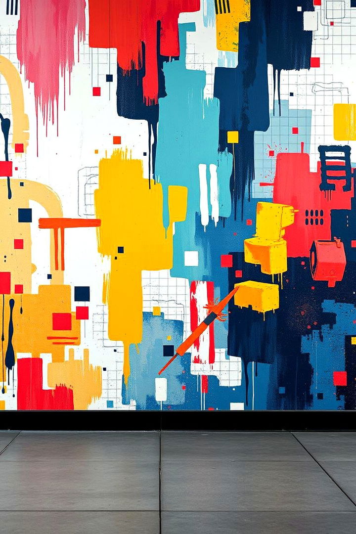 Digital Art Integration Mural - 22 School Mural Ideas