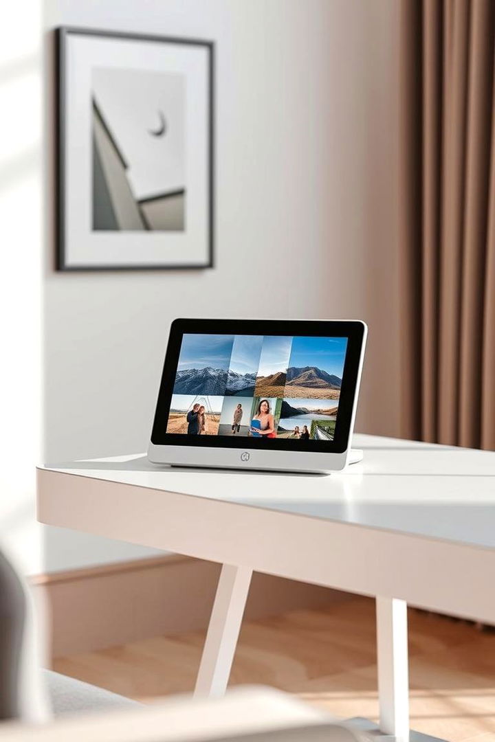 Digital Photo Frame Showcase - 22 Photo Display Ideas