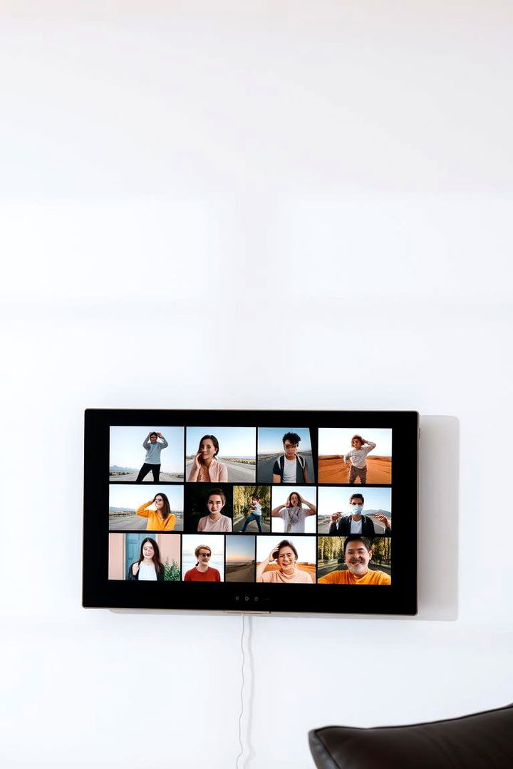 Digital Photo Frame Slideshow - 22 First Wedding Anniversary Gift Ideas