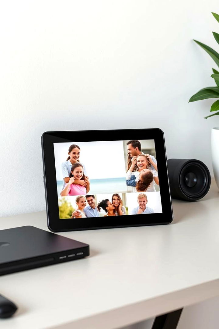 Digital Photo Frame for Memories - 22 40th Wedding Anniversary Gift Ideas
