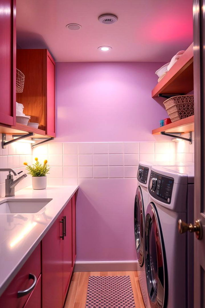 Dimmable Accent Lighting - 22 Laundry Room Lighting Ideas
