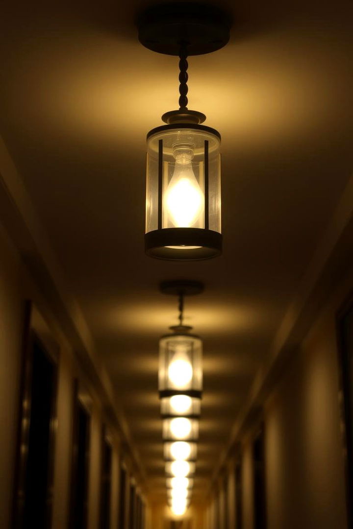 Dimmable Delight Customizable Ambience - 22 Narrow Hallway Lighting Ideas