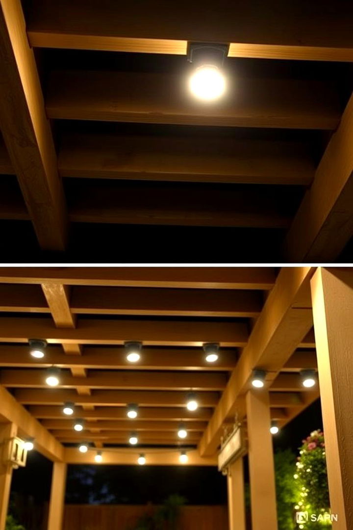 Dimmable Light Fixtures - 22 Pergola Lighting Ideas
