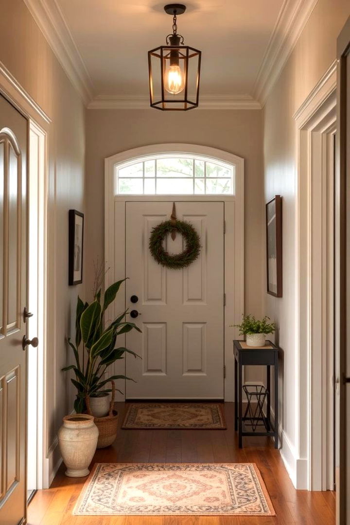 Dimmable Lighting for Mood Adjustability - 22 Entryway Lighting Ideas