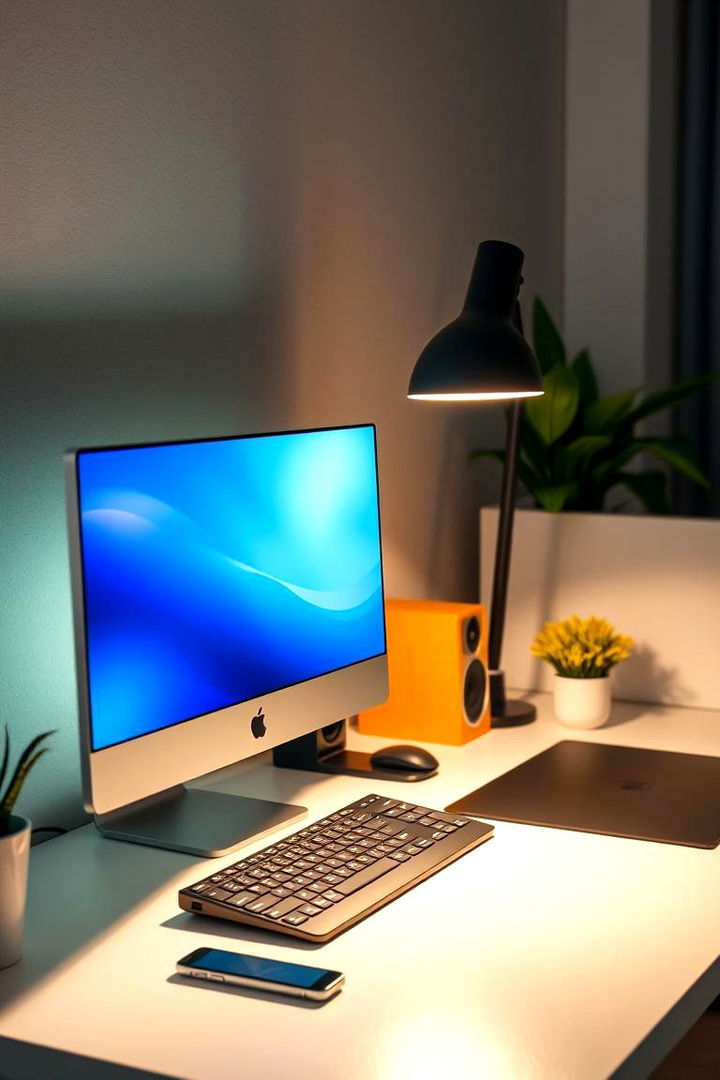 Dimmable Lighting for Versatile Ambiance - 22 Home Office Lighting Ideas