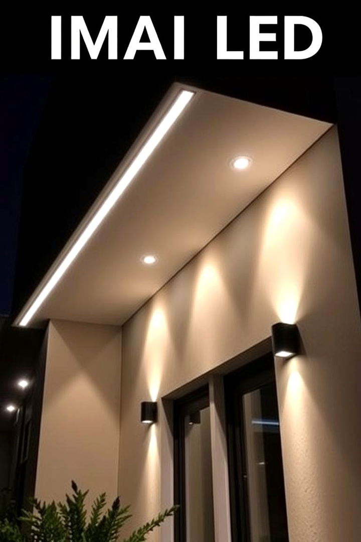 Dimmable Soffit LED Technology for Customizable Ambiance - 22 Soffit Lighting Ideas