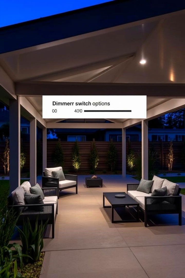 Dimmer Delight Options - 22 Covered Patio Lighting Ideas
