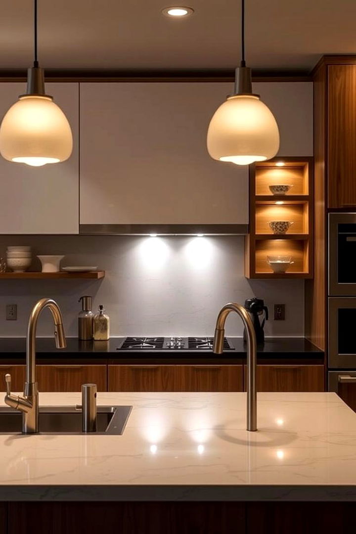 Dimmer Switch Integration - 22 Kitchen Lighting Ideas