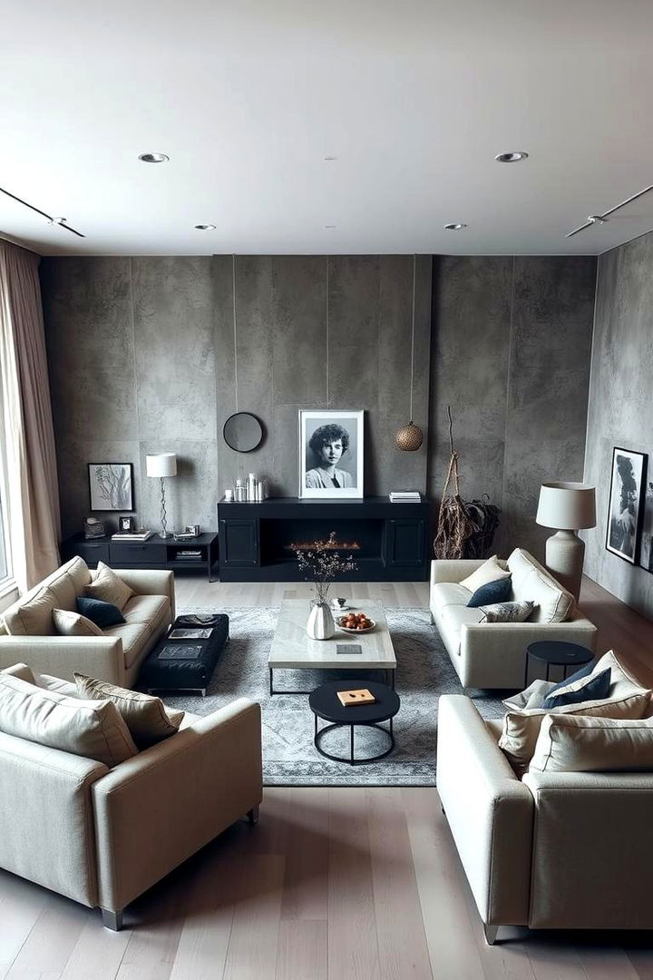Disjointed Furniture Grouping - 22 Awkward Living Room Layout Ideas