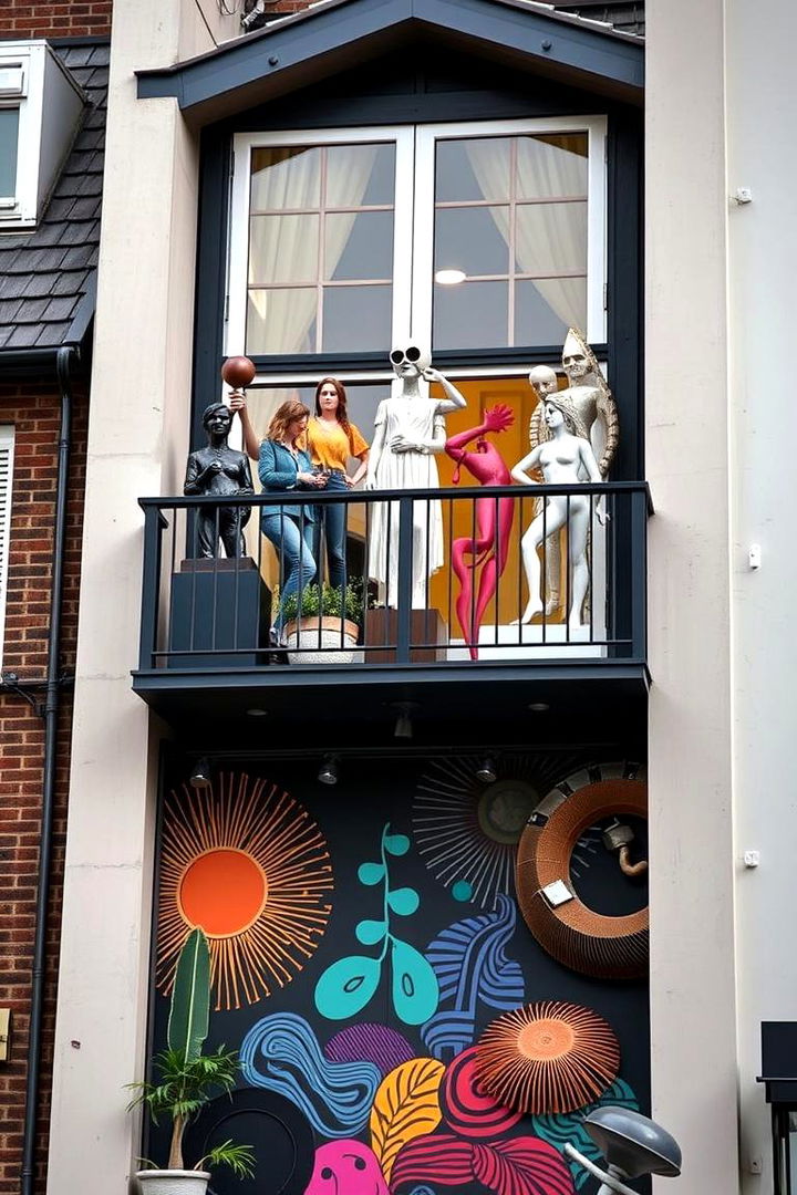 Displaying Modern Art Installations for Bold Character - 22 Dormer Balcony Ideas