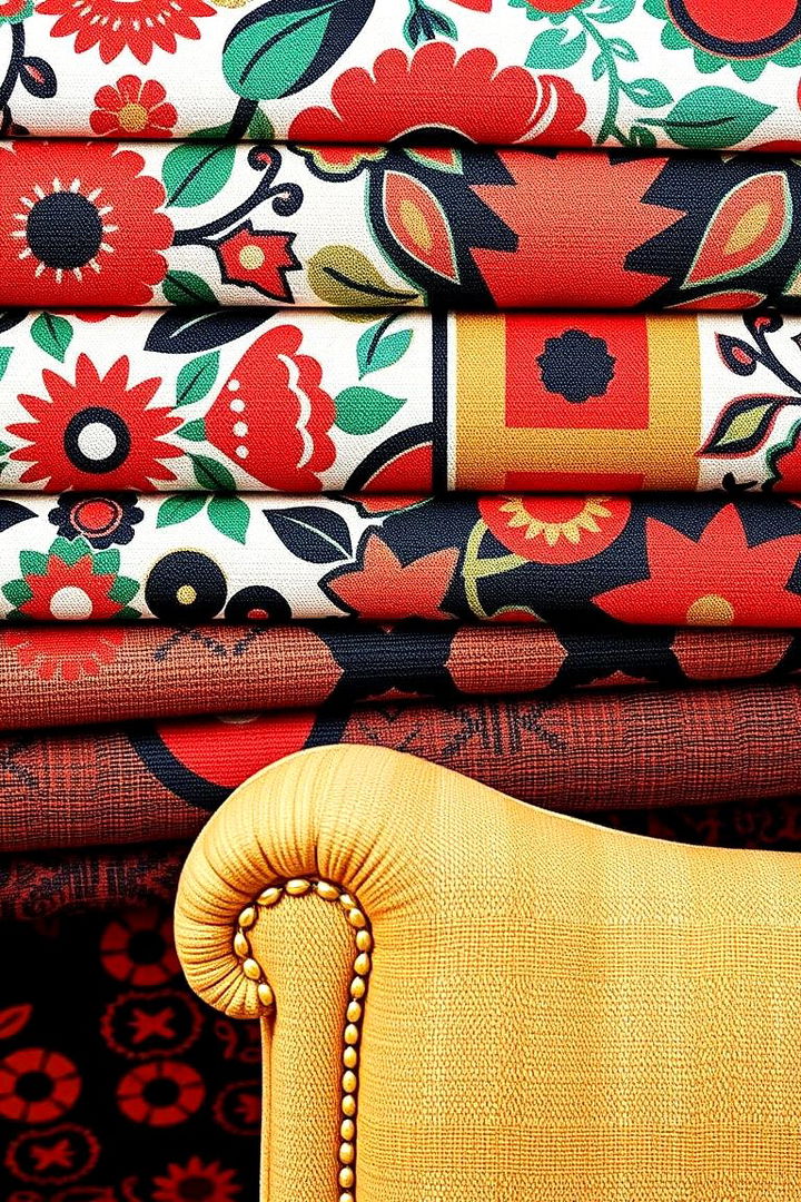 Distinct Textile Choices - 22 1950s Living Room Ideas