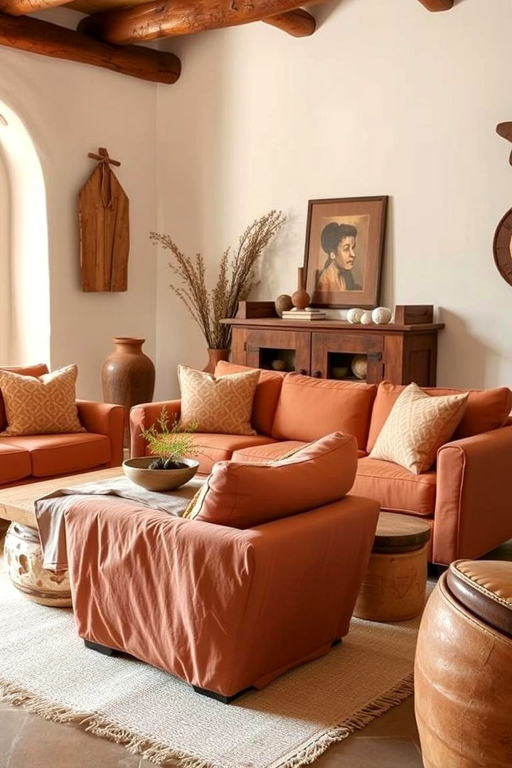 Distinctive Rustic Terracotta Furniture - 22 terracotta home decor ideas