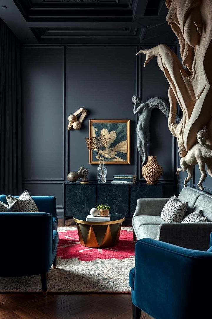 Distinctive Sculptural Details Offer Bold Statements - 22 Art Deco Bedroom Ideas