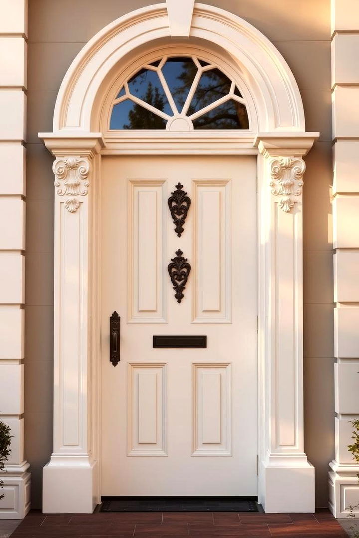 Distinguished Entrance Door Designs - 22 Colonial Front Porch Ideas