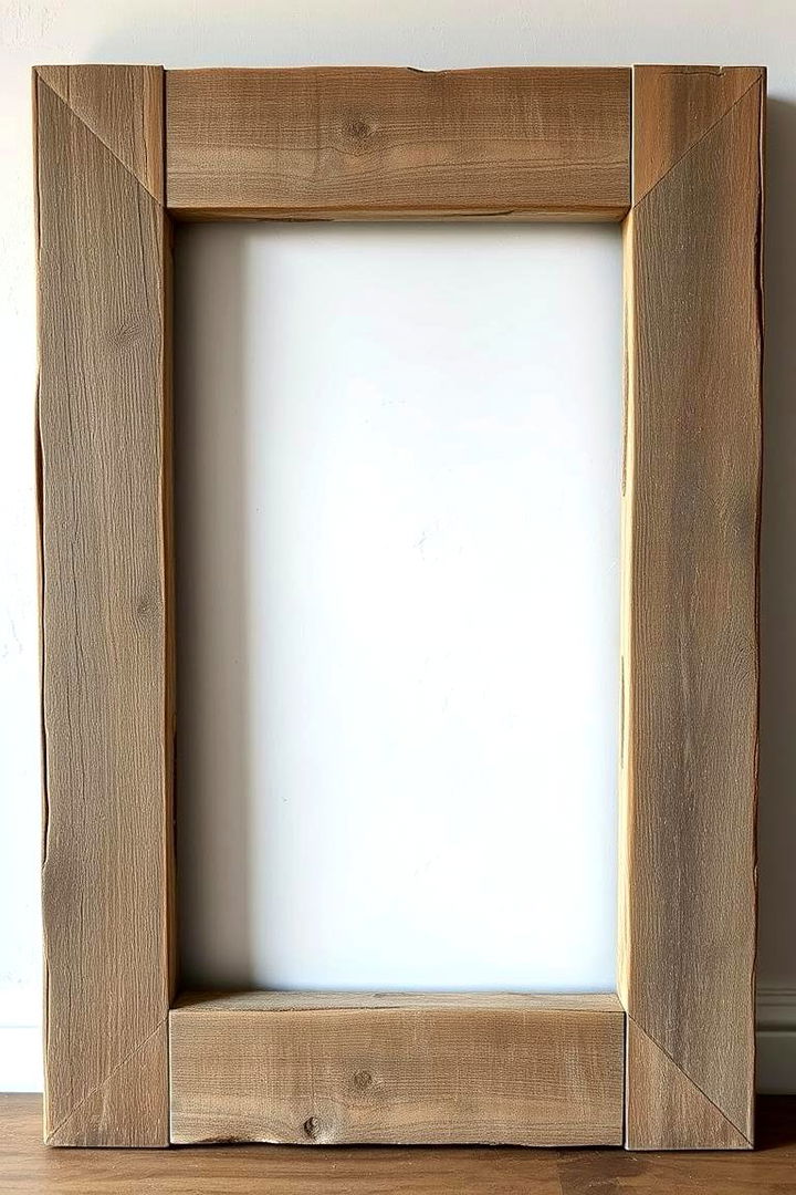 Distressed Barn Wood Frames - 22 Rustic Wall Decor Ideas