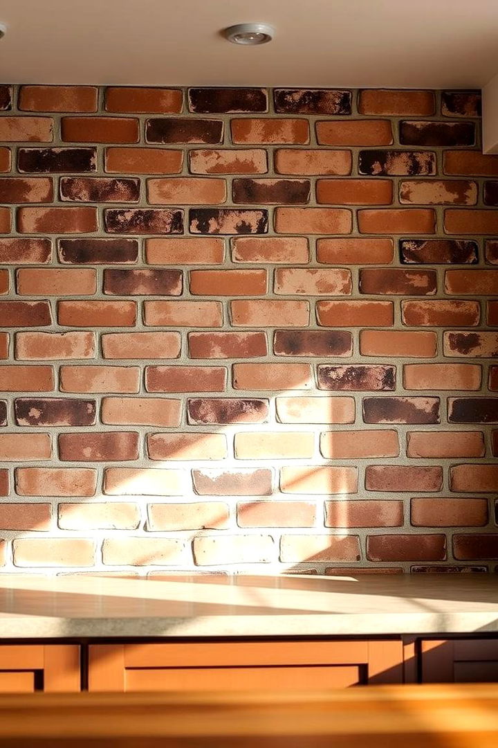 Distressed Brick Designs - 22 Rustic Backsplash Ideas