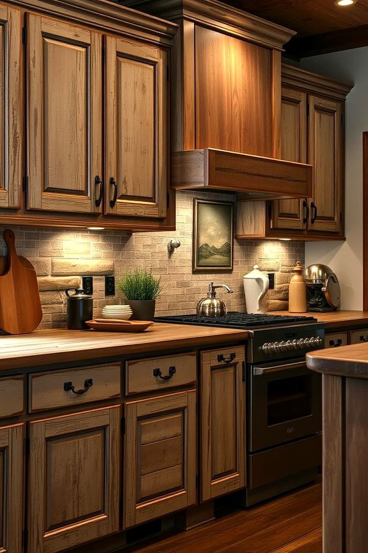 Distressed Charm Finishes - 22 Painting Kitchen Cabinet Ideas