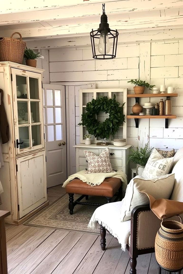 Distressed Finishes and Farmhouse Vibe - 22 Western Living Room Ideas